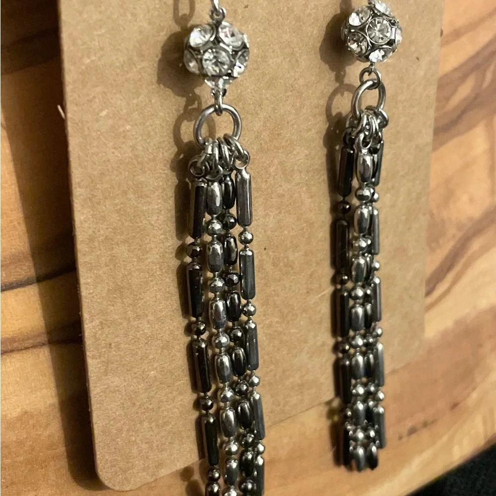 Elegant Silver Dangle Earrings